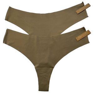 SKIMS Naked Dipped Thong Lot of 2 Desert Womens 2X